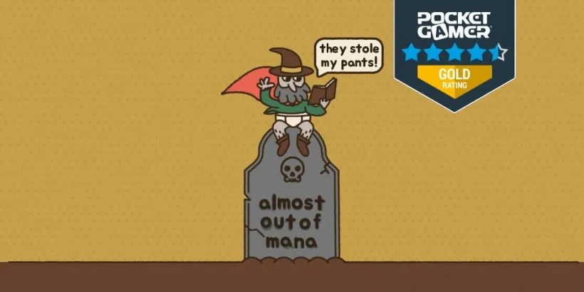 Wizard managing a rapidly depleting mana bar while casting powerful spells