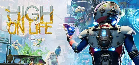 High On Life 2 key art with the talking gun protagonist and chaotic alien humor