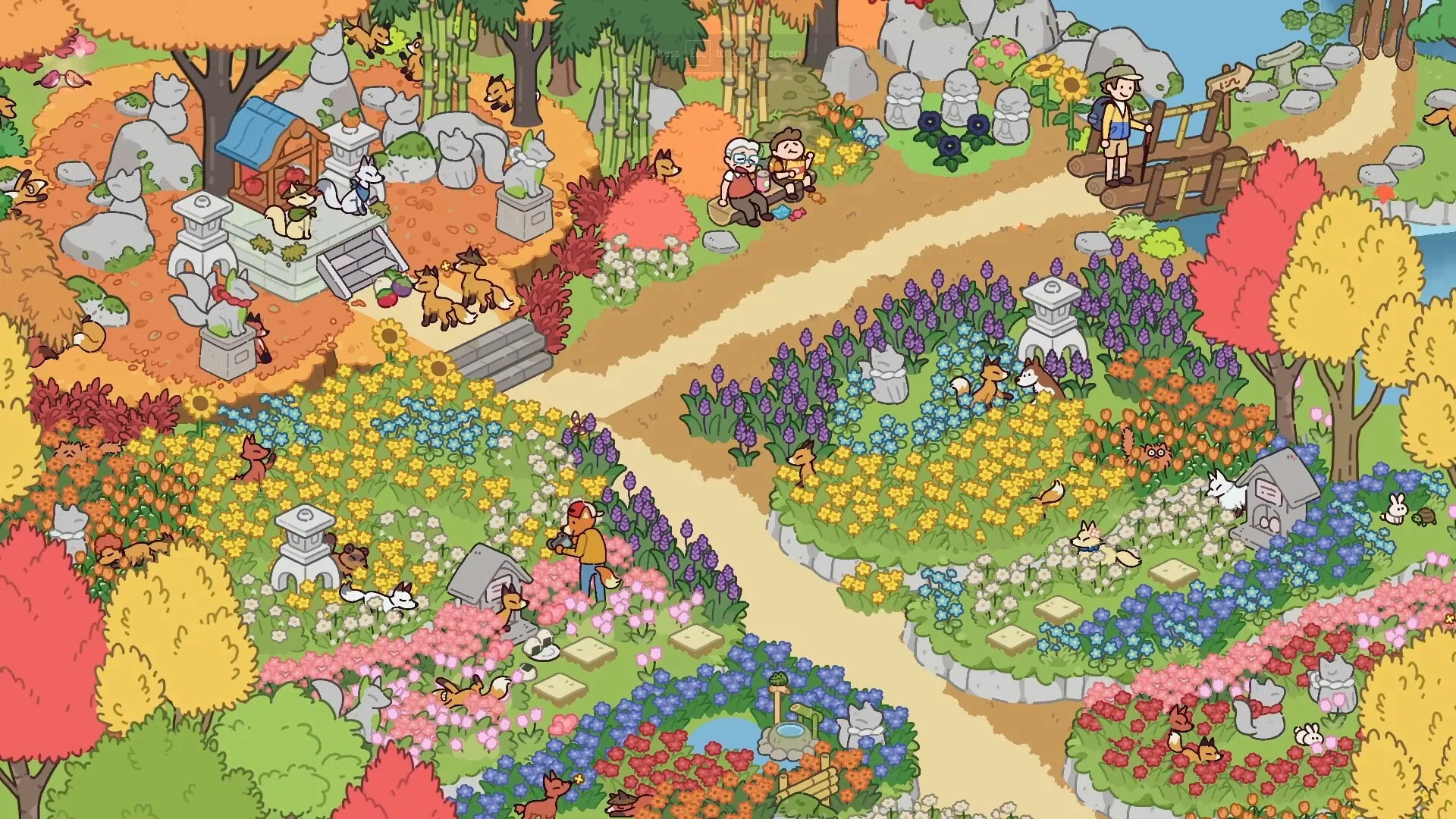 Lost and Found Co. background animations and living world detail