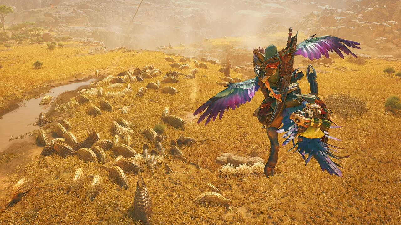 Monster Hunter Wilds vast open world landscape