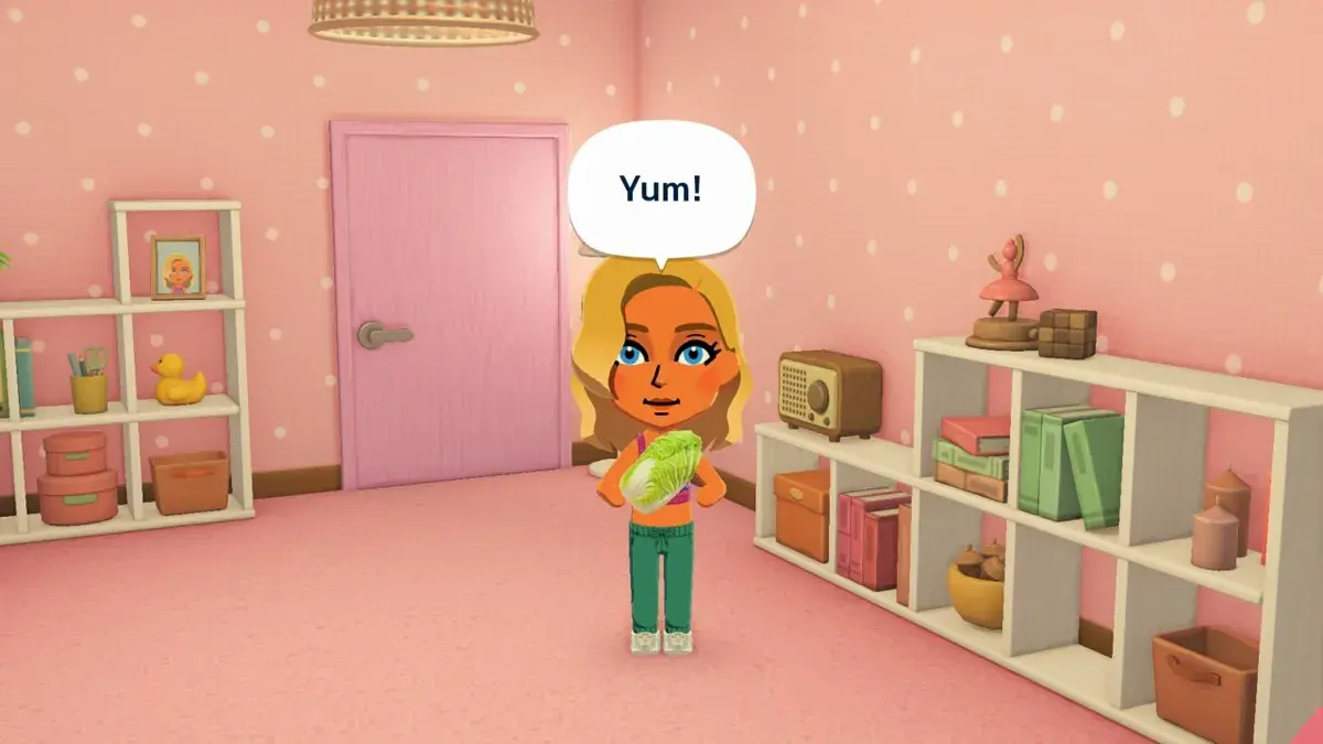 Mii concert event with a crowd of colorful characters
