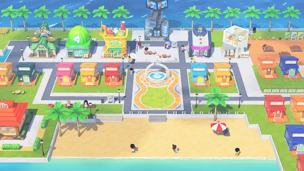 Mii couples getting married in an island ceremony